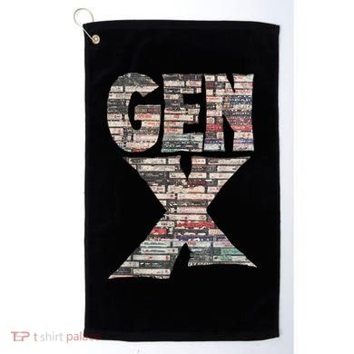 Gen X 80’S Rock Cassettes Golf Towel