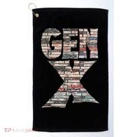 Gen X 80’S Rock Cassettes Golf Towel thumb 0