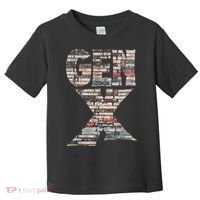 Gen X 80’S Rock Cassettes Toddler T-Shirt thumb 0