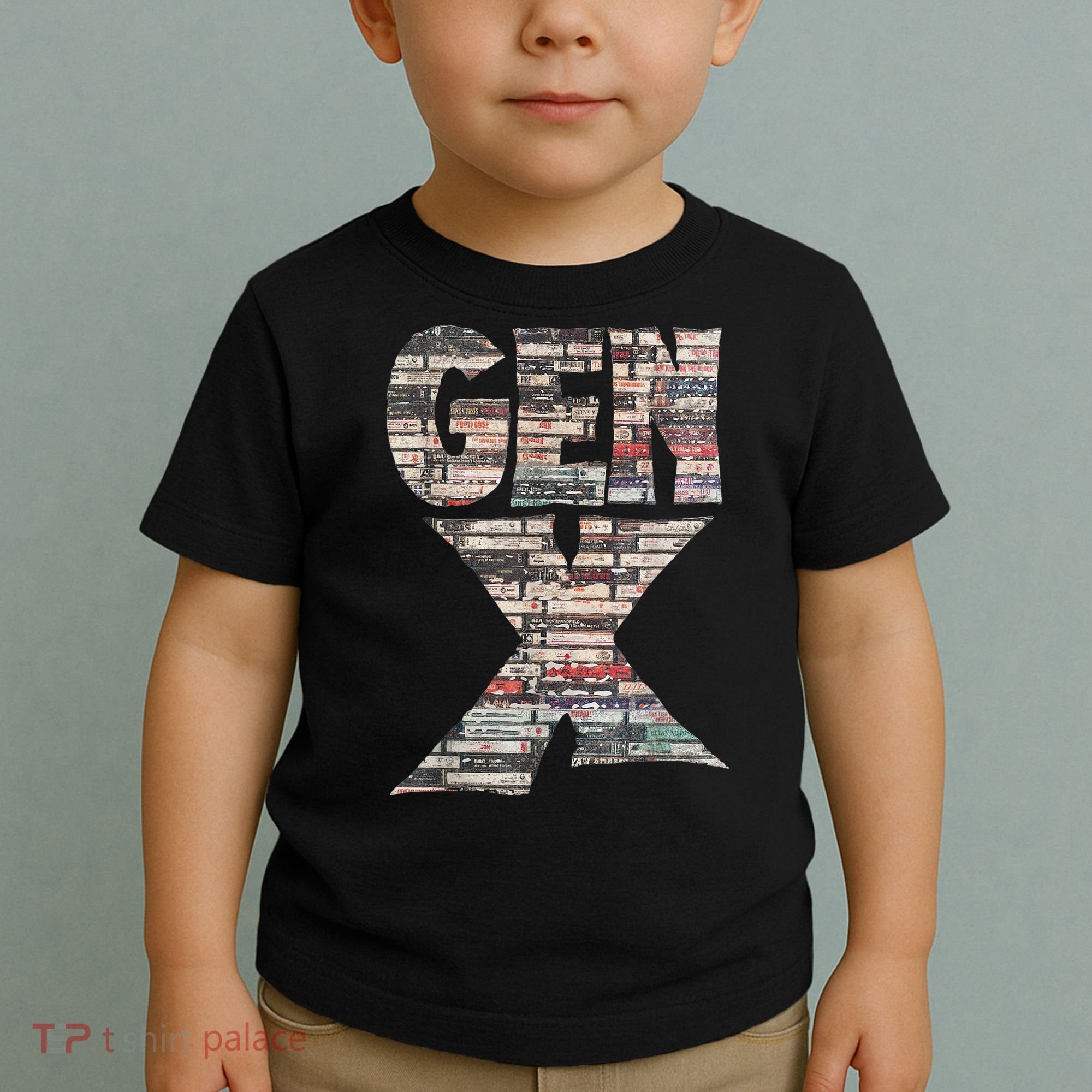 Gen X 80’S Rock Cassettes Toddler T-Shirt