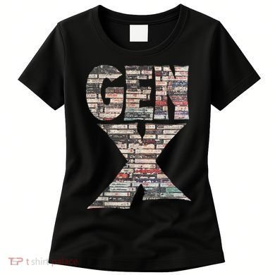 Gen X 80’S Rock Cassettes Women's T-Shirt
