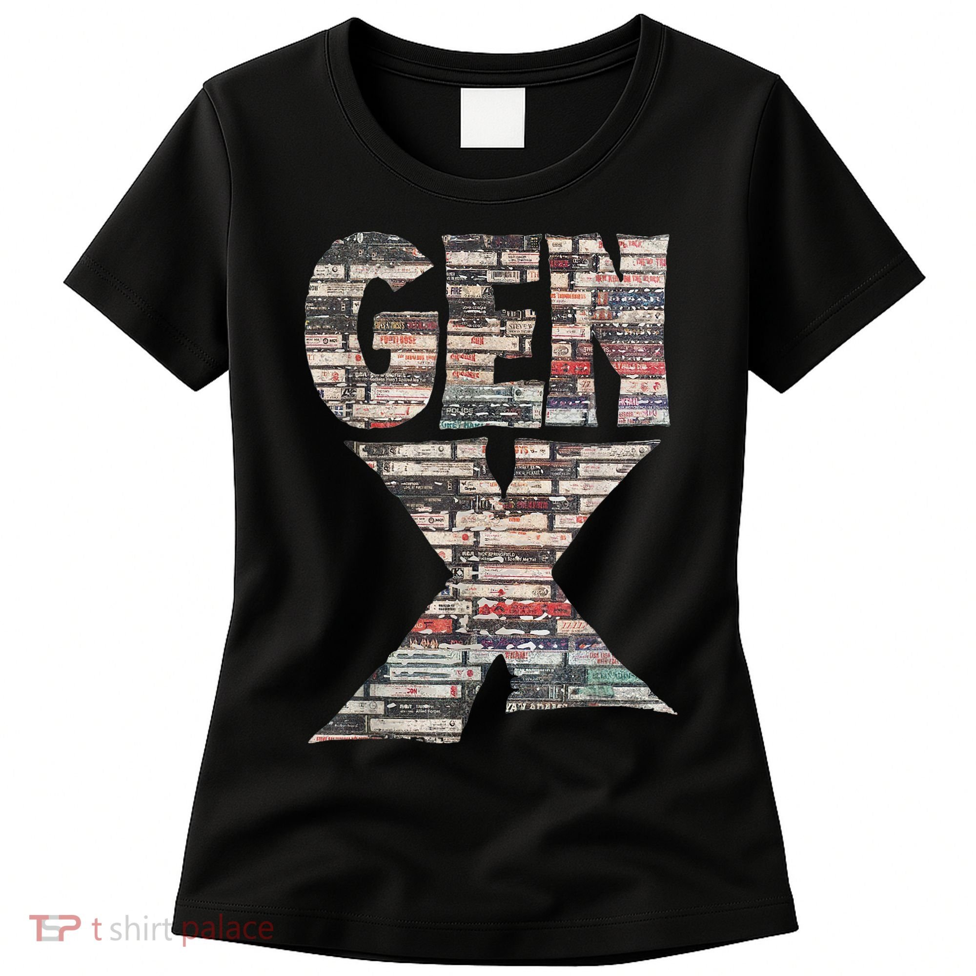 Gen X 80’S Rock Cassettes Women's T-Shirt