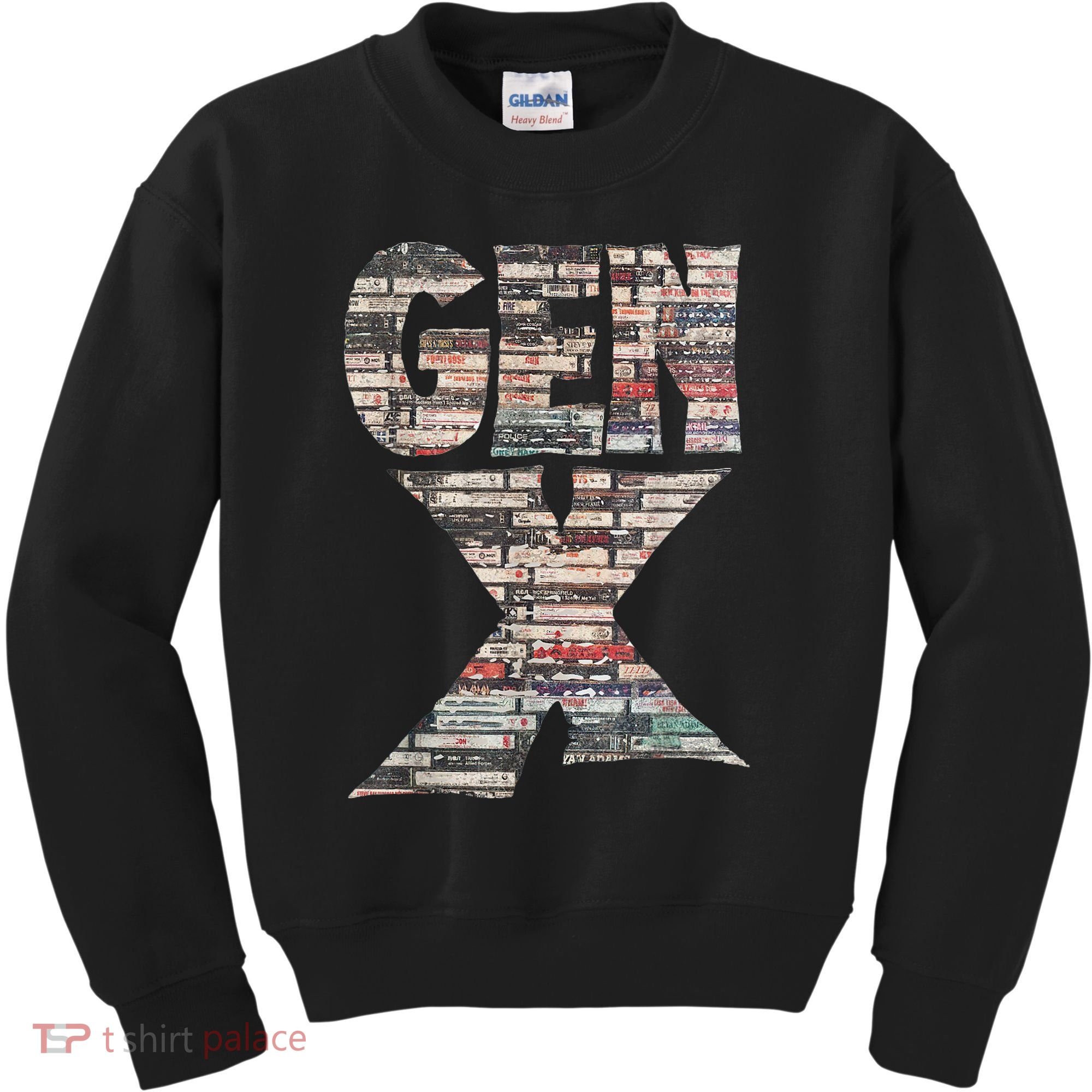 Gen X 80’S Rock Cassettes Kids Sweatshirt