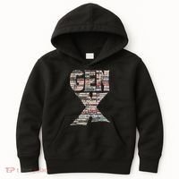 Gen X 80’S Rock Cassettes Kids Hoodie thumb 0