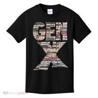 Gen X 80’S Rock Cassettes Kids T-Shirt thumb 0
