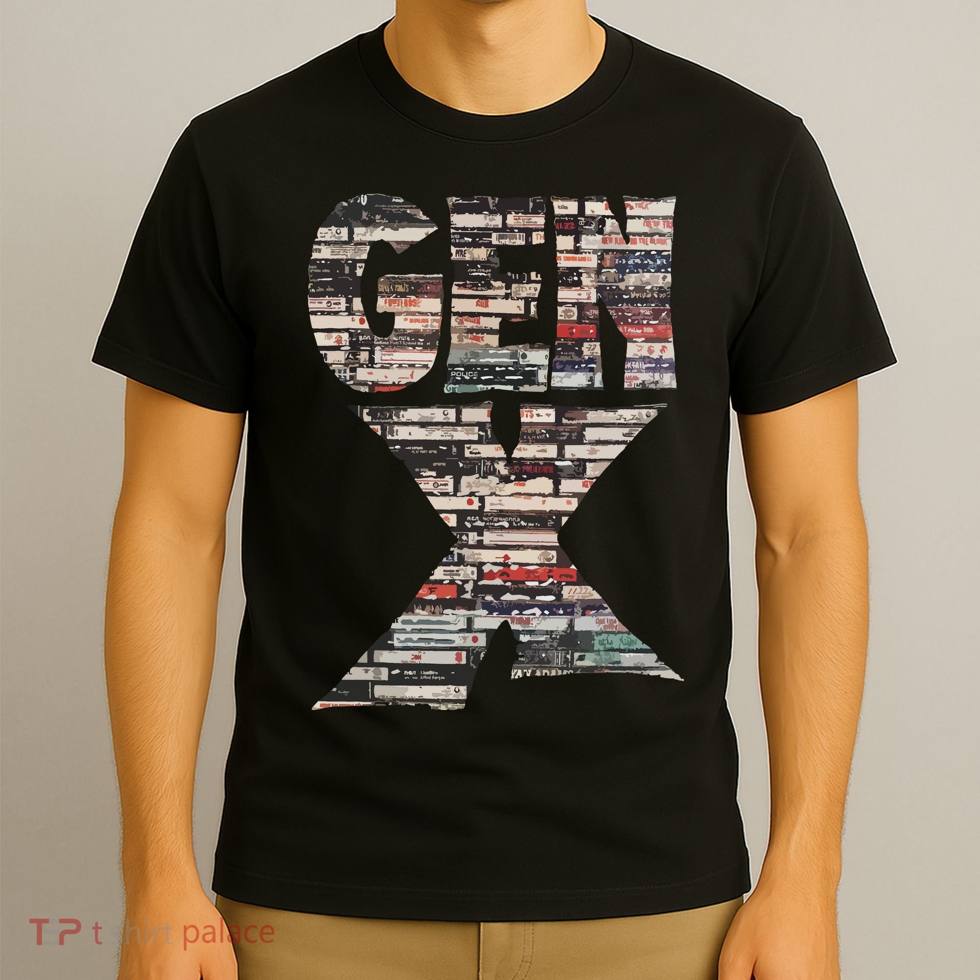 Gen X 80s Rock Cassettes T-Shirt