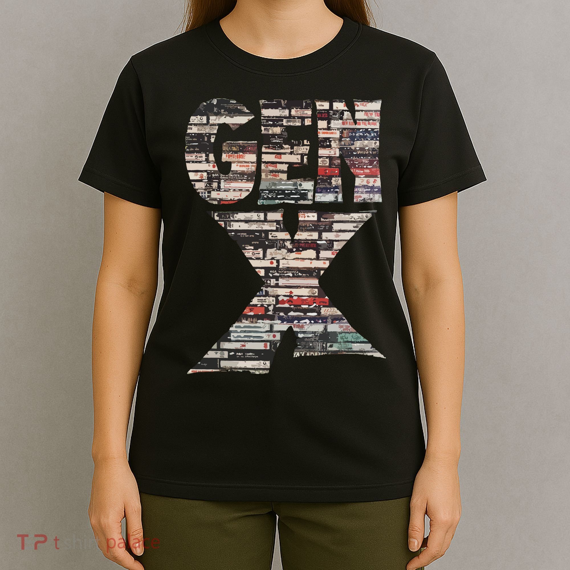 Gen X 80s Rock Cassettes T-Shirt