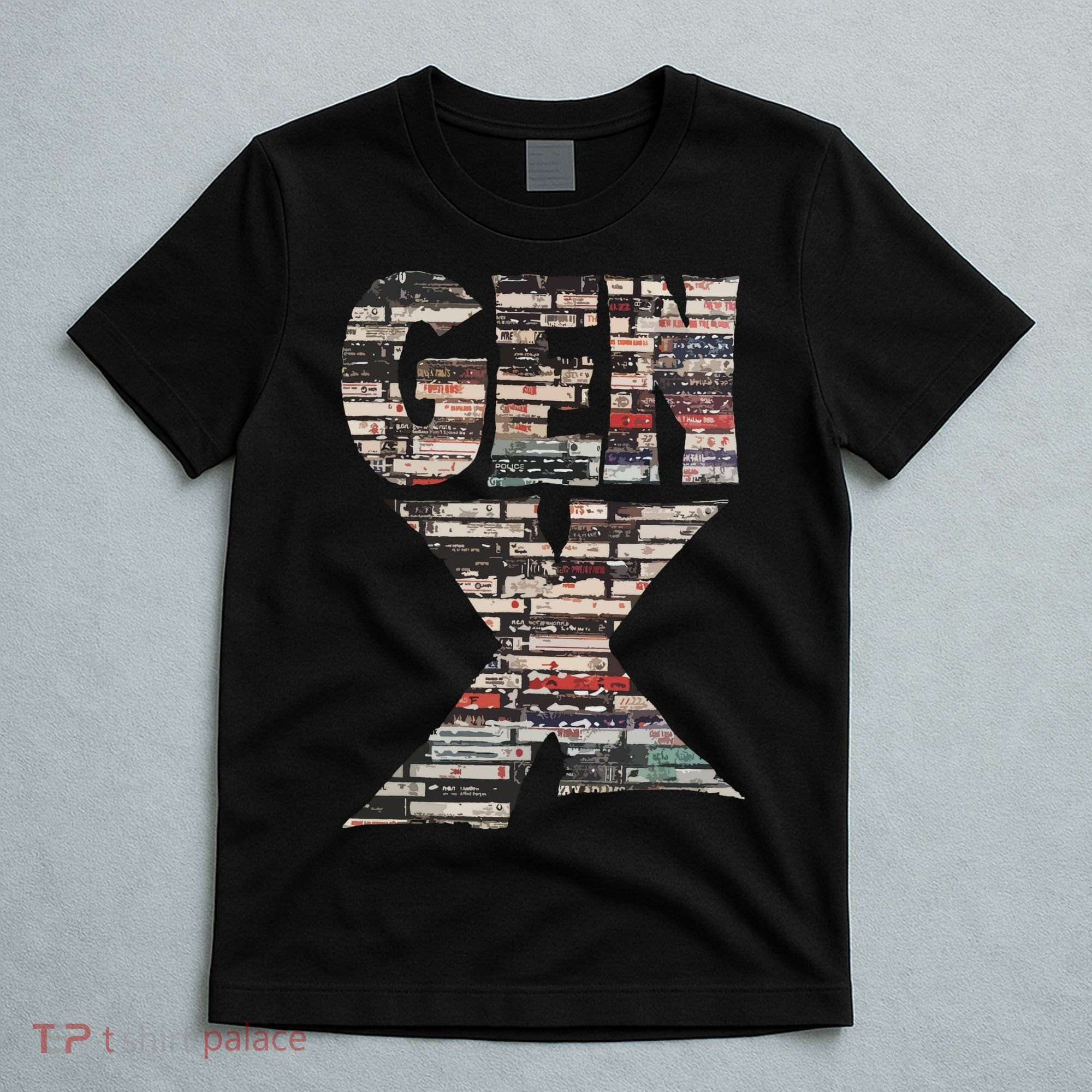 Gen X 80s Rock Cassettes T-Shirt