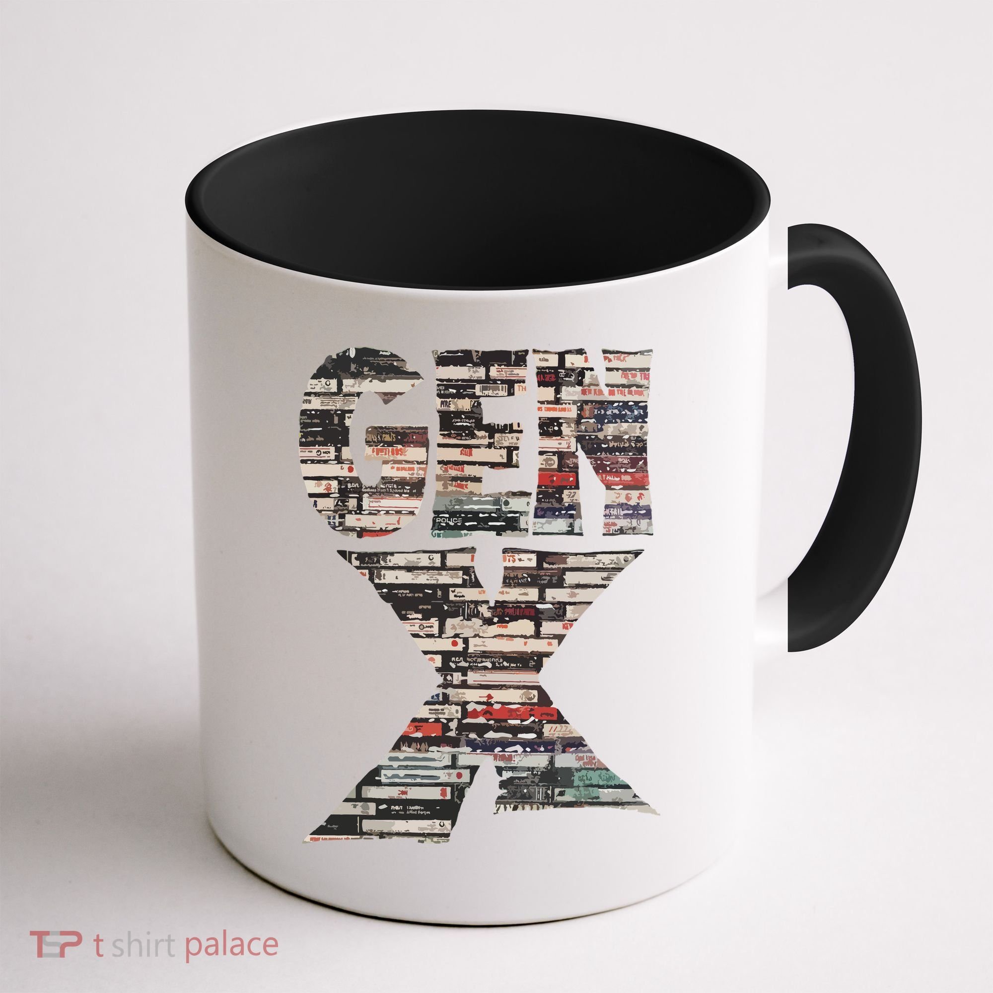 Gen X 80s Rock Cassettes Coffee Mug