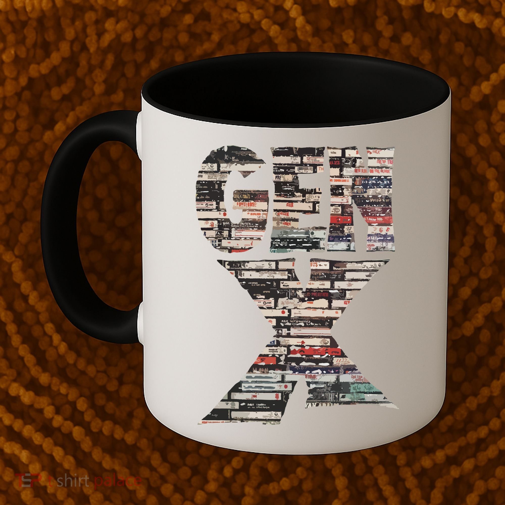 Gen X 80s Rock Cassettes Coffee Mug