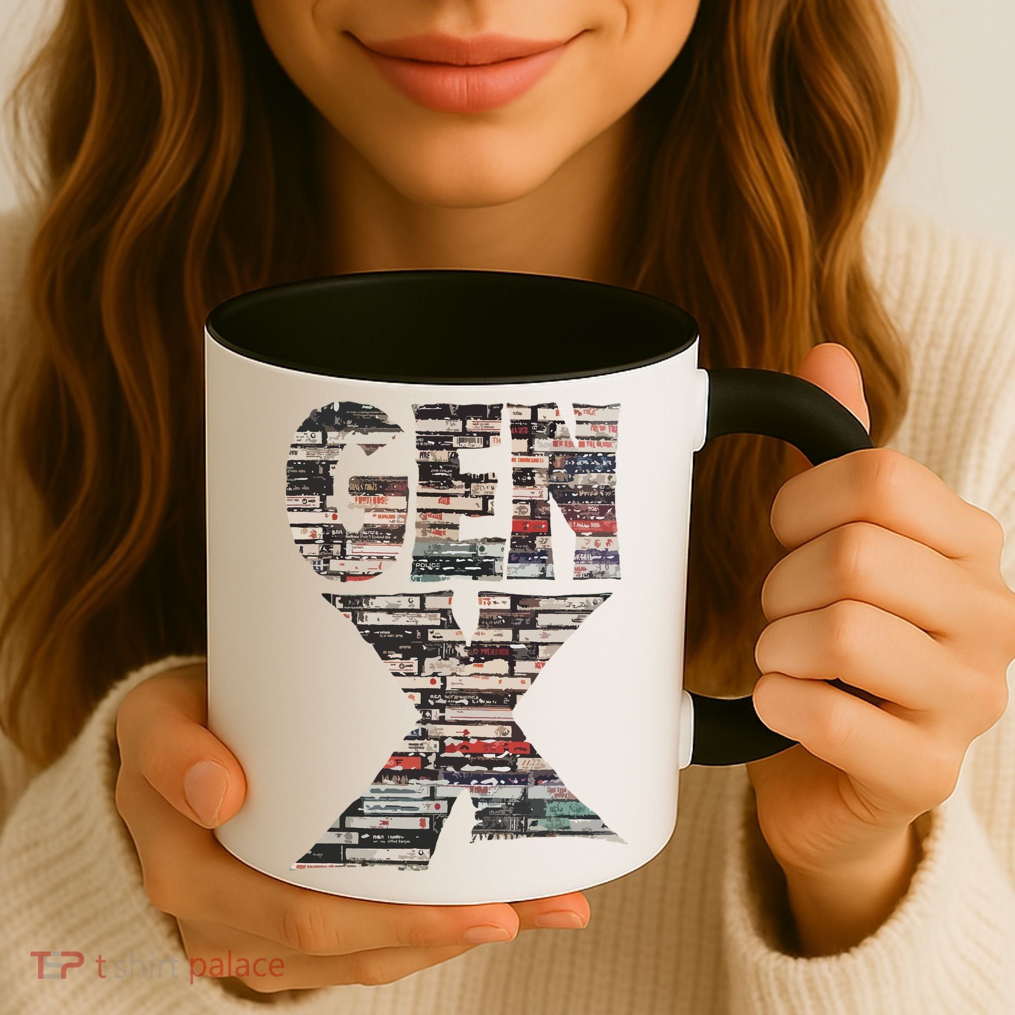 Gen X 80s Rock Cassettes Coffee Mug