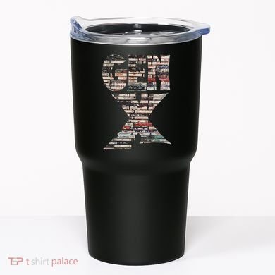 Gen X 80s Rock Cassettes Tumbler