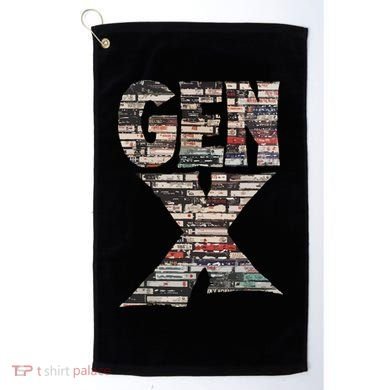 Gen X 80s Rock Cassettes Golf Towel
