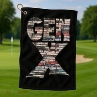 Gen X 80s Rock Cassettes Golf Towel thumb 1