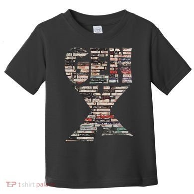Gen X 80s Rock Cassettes Toddler T-Shirt
