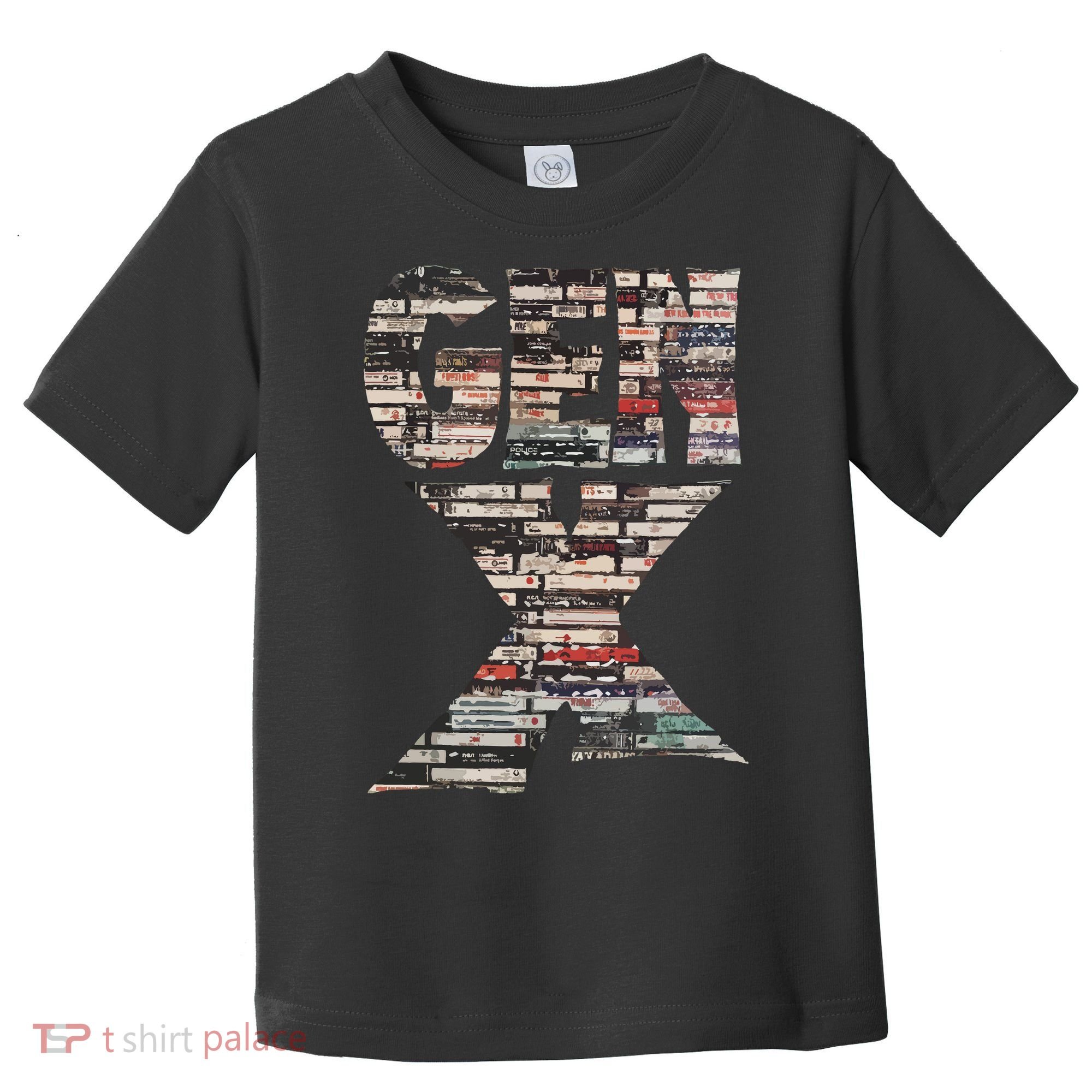 Gen X 80s Rock Cassettes Toddler T-Shirt