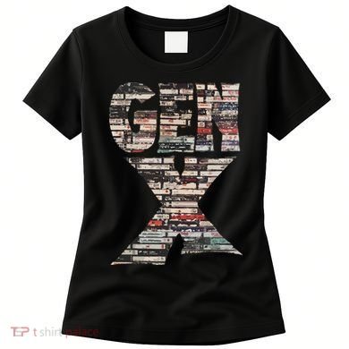 Gen X 80s Rock Cassettes Women's T-Shirt