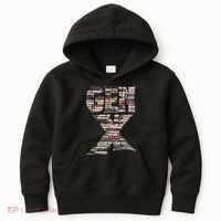 Gen X 80s Rock Cassettes Kids Hoodie thumb 0