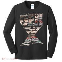Gen X 80s Rock Cassettes Kids Long Sleeve Shirt thumb 0