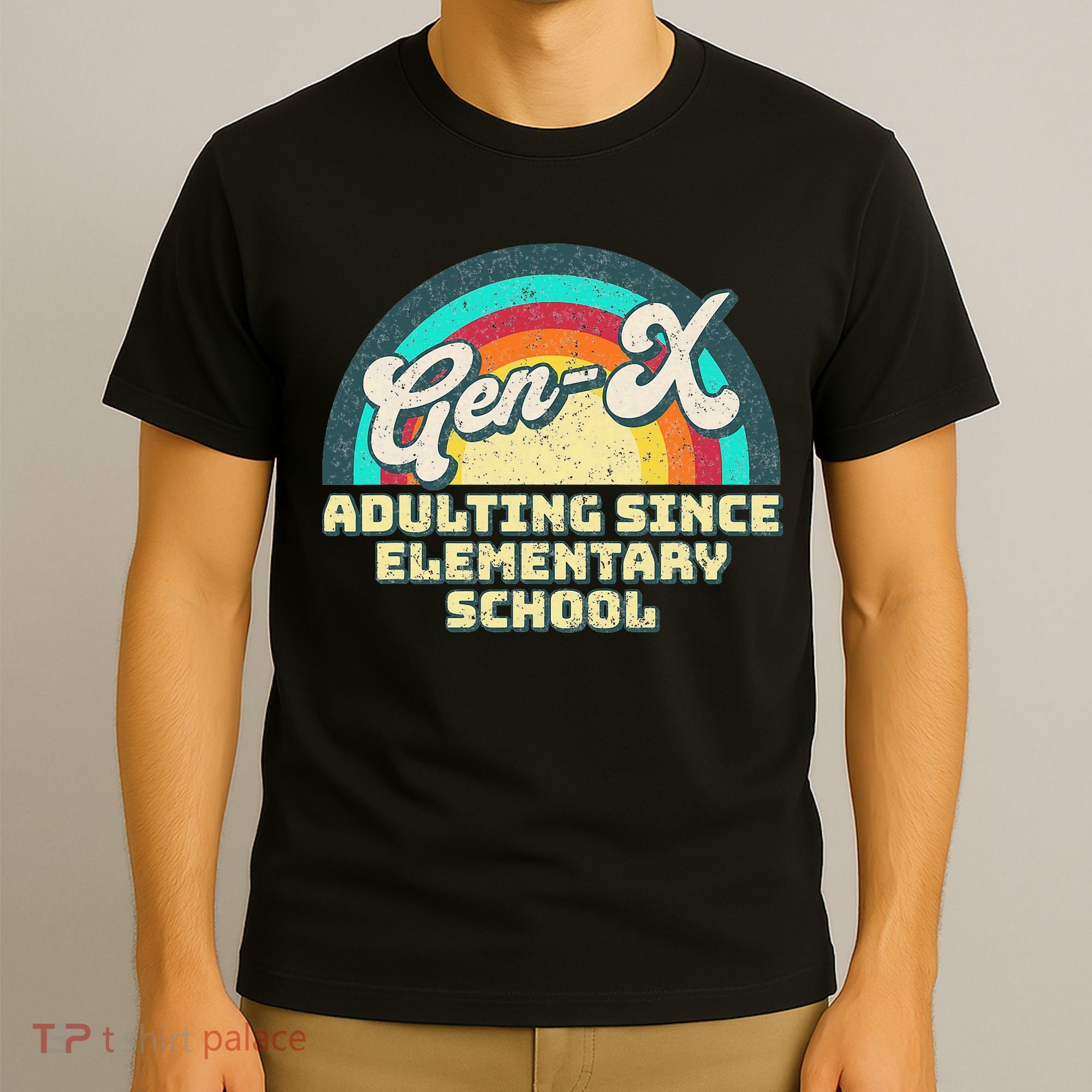 Gen X Adulting Since Elementary School Generation Xers T-Shirt