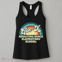 Gen X Adulting Since Elementary School Generation Xers Women's Tank Top thumb 3
