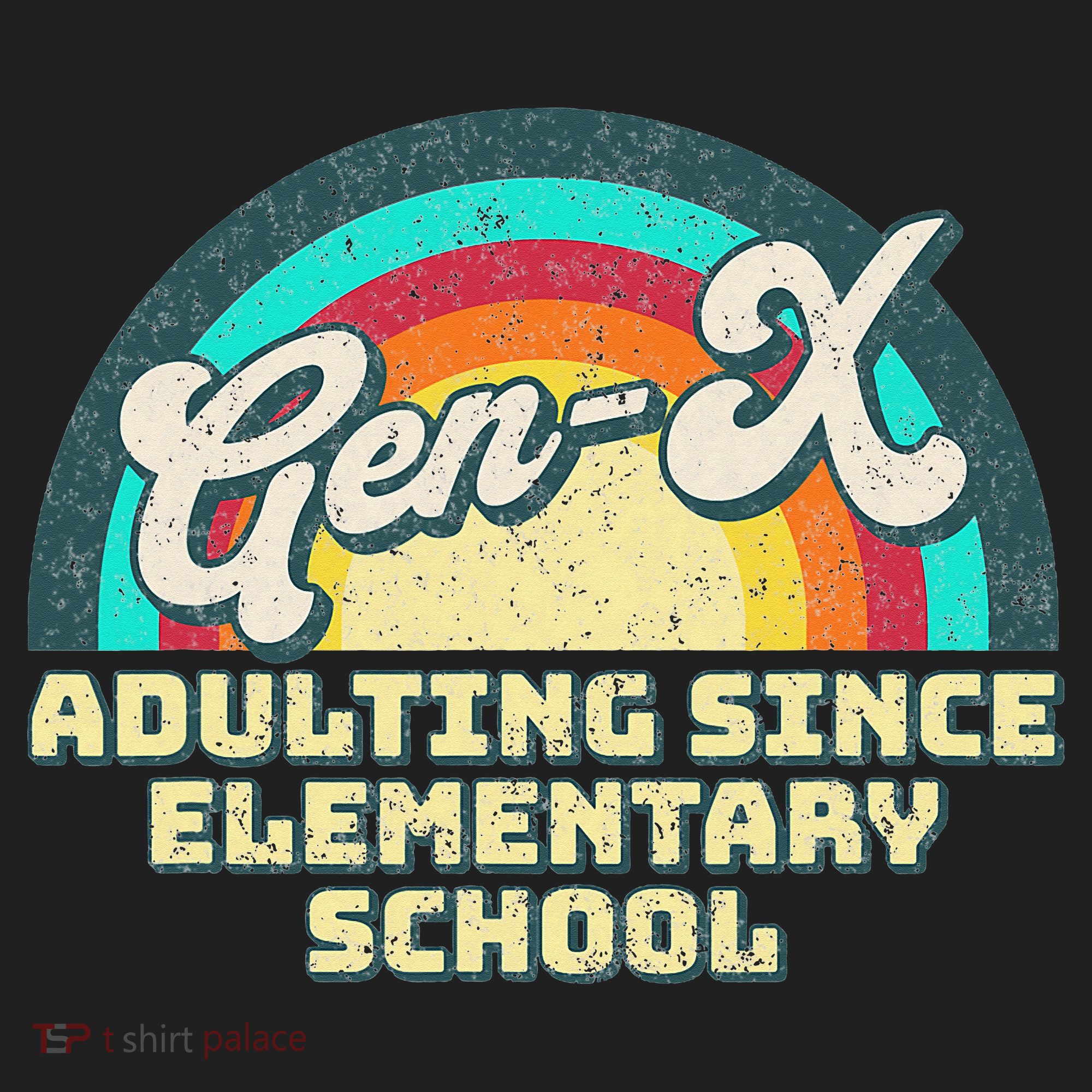 Gen X Adulting Since Elementary School Generation Xers Golf Towel