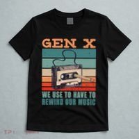 Gen X Cassette Tape Pencil Retro Music T-Shirt thumb 5