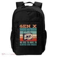 Gen X Cassette Tape Pencil Retro Music Backpack thumb 0