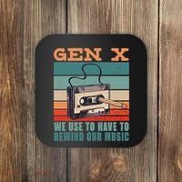Gen X Cassette Tape Pencil Retro Music Coaster thumb 0