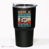 Gen X Cassette Tape Pencil Retro Music Tumbler thumb 0