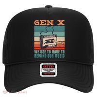 Gen X Cassette Tape Pencil Retro Music Hat thumb 0