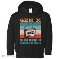 Gen X Cassette Tape Pencil Retro Music Toddler Hoodie thumb 0