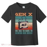 Gen X Cassette Tape Pencil Retro Music Toddler T-Shirt thumb 0
