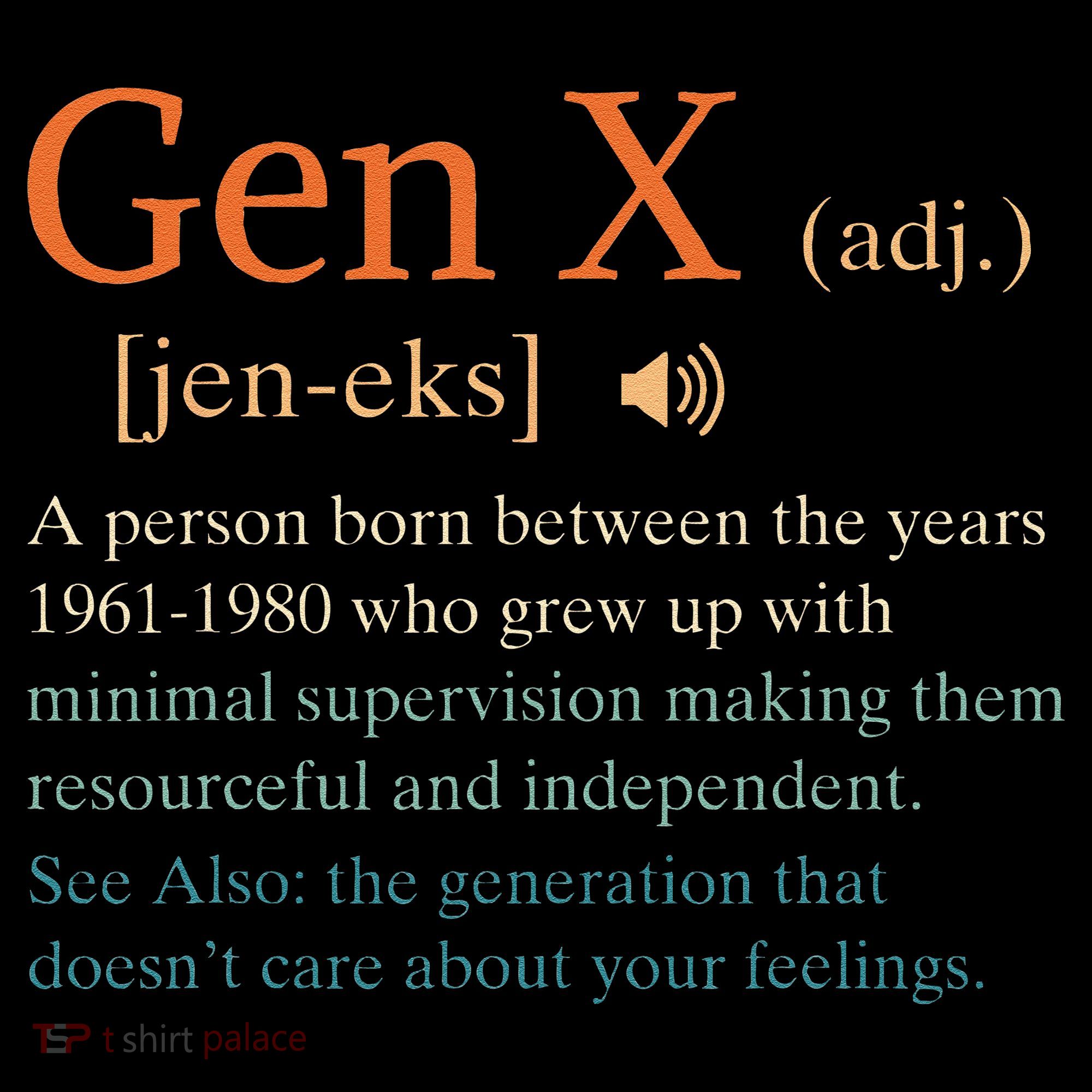 Gen X Definition Funny Sarcasm Humor 1960 1980 Birthday Coffee Mug