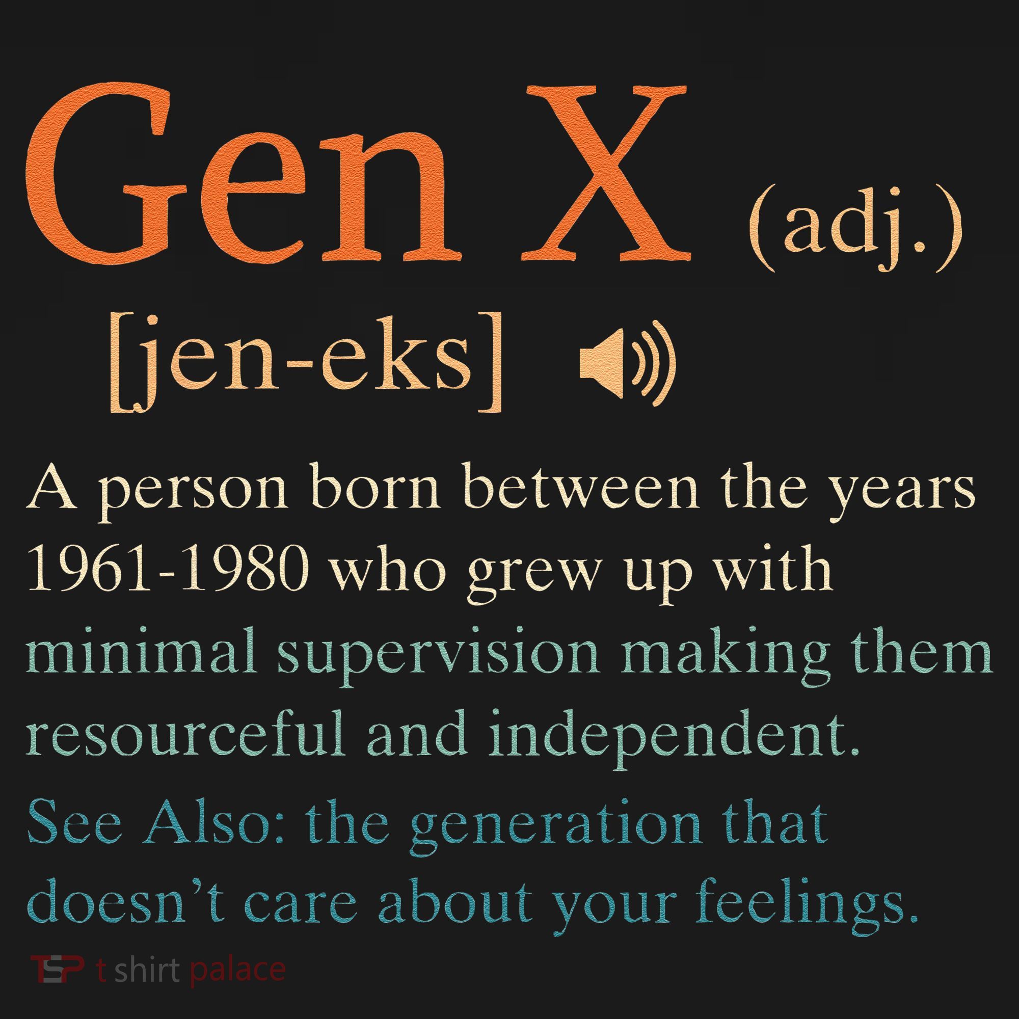 Gen X Definition Funny Sarcasm Humor 1960 1980 Birthday Women's Hoodie
