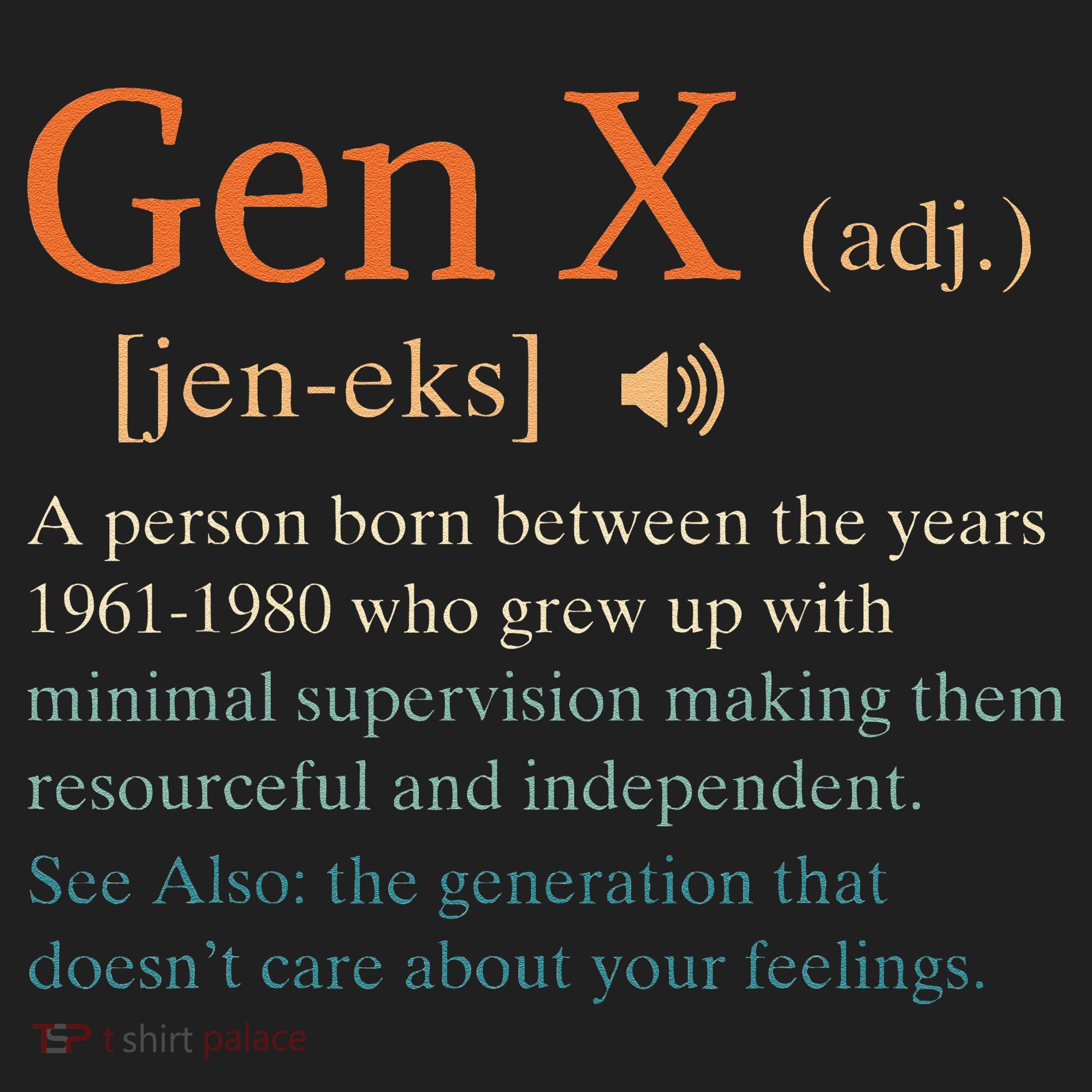 Gen X Definition Funny Sarcasm Humor 1960 1980 Birthday Hat