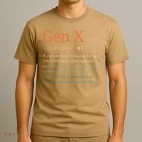 Gen X Definition Funny Sarcasm Humor 1960 1980 Birthday T-Shirt thumb 3