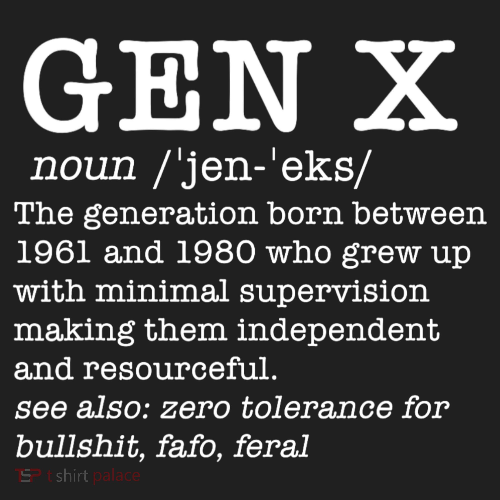 Gen X Funny Dictionary Generation Xer We DonT Care Meme Women's Sweatshirt