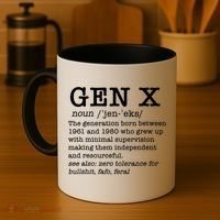 Gen X Funny Dictionary Generation Xer We DonT Care Meme Coffee Mug thumb 4
