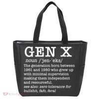 Gen X Funny Dictionary Generation Xer We DonT Care Meme Tote Bag thumb 0