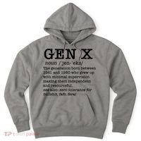 Gen X Funny Dictionary Generation Xer We DonT Care Meme Hoodie thumb 0