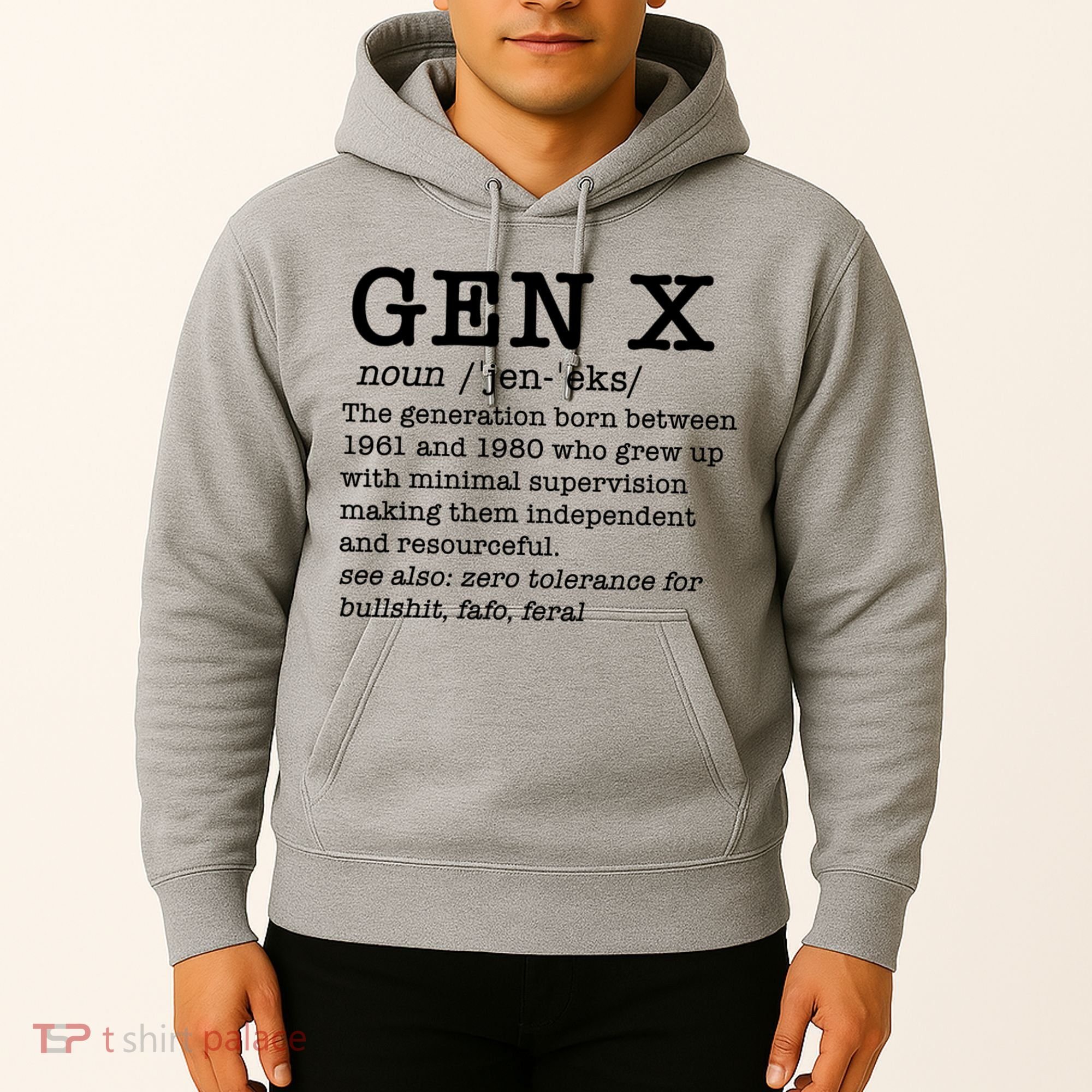 Gen X Funny Dictionary Generation Xer We DonT Care Meme Hoodie