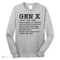 Gen X Funny Dictionary Generation Xer We DonT Care Meme Long Sleeve Shirt thumb 0