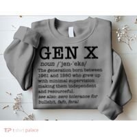 Gen X Funny Dictionary Generation Xer We DonT Care Meme Sweatshirt thumb 2