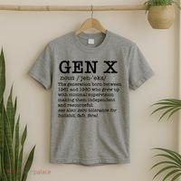 Gen X Funny Dictionary Generation Xer We DonT Care Meme T-Shirt thumb 2
