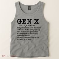 Gen X Funny Dictionary Generation Xer We DonT Care Meme Tank Top thumb 2