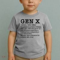 Gen X Funny Dictionary Generation Xer We DonT Care Meme Toddler T-Shirt thumb 2