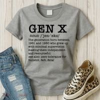 Gen X Funny Dictionary Generation Xer We DonT Care Meme Women's T-Shirt thumb 3