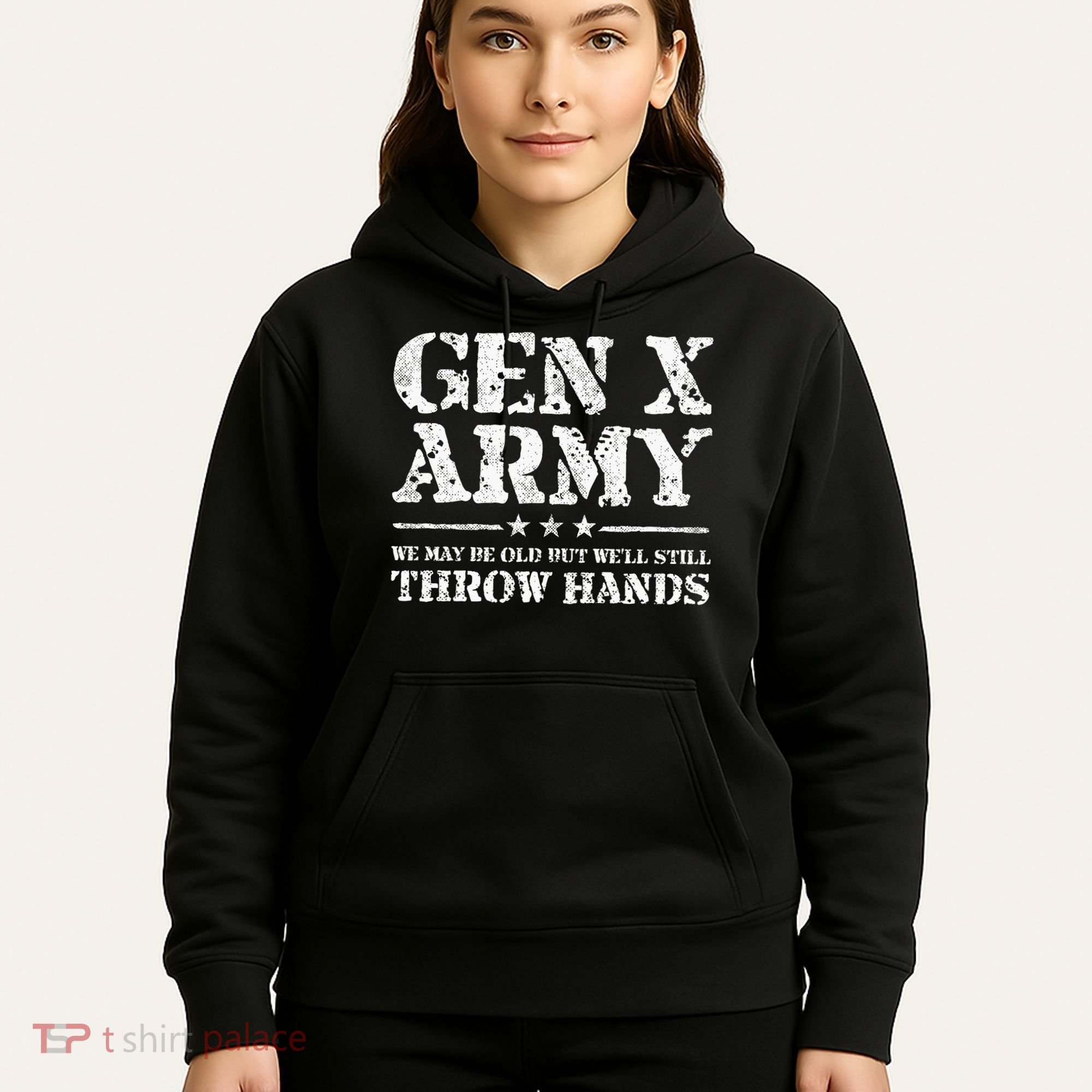 Gen X Gen Xer Generation X Throw Hands Hoodie