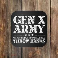 Gen X Gen Xer Generation X Throw Hands Coaster thumb 0